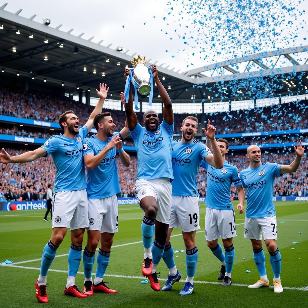 Manchester City vô địch Ngoại Hạng Anh 2018