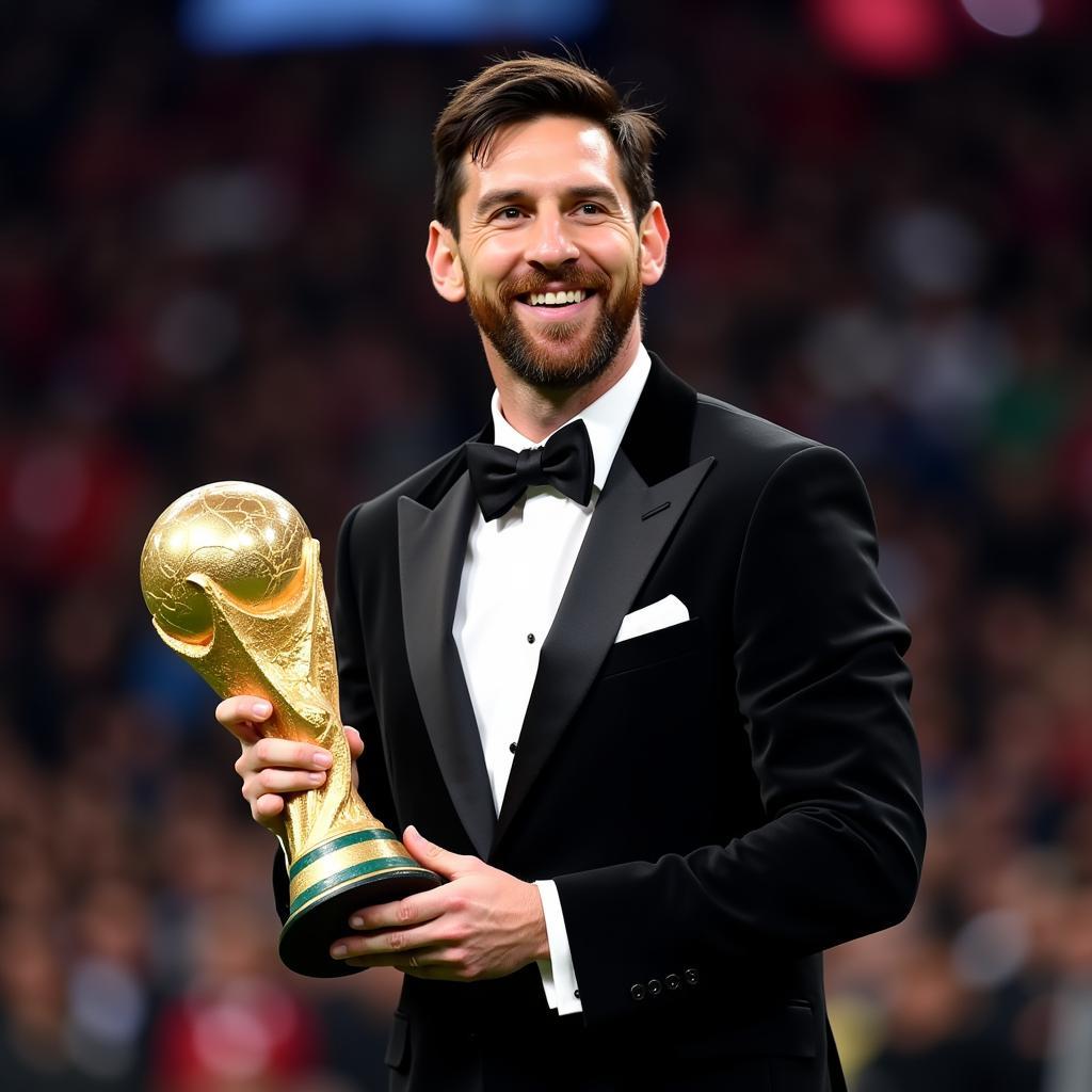 Lionel Messi nhận giải The Best FIFA Men's Player 2022