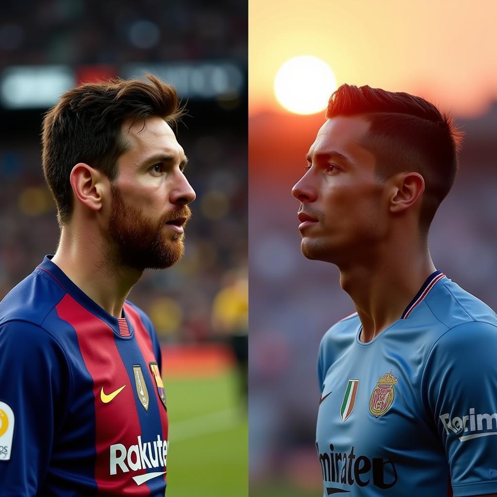 Messi và Ronaldo chia tay sân cỏ