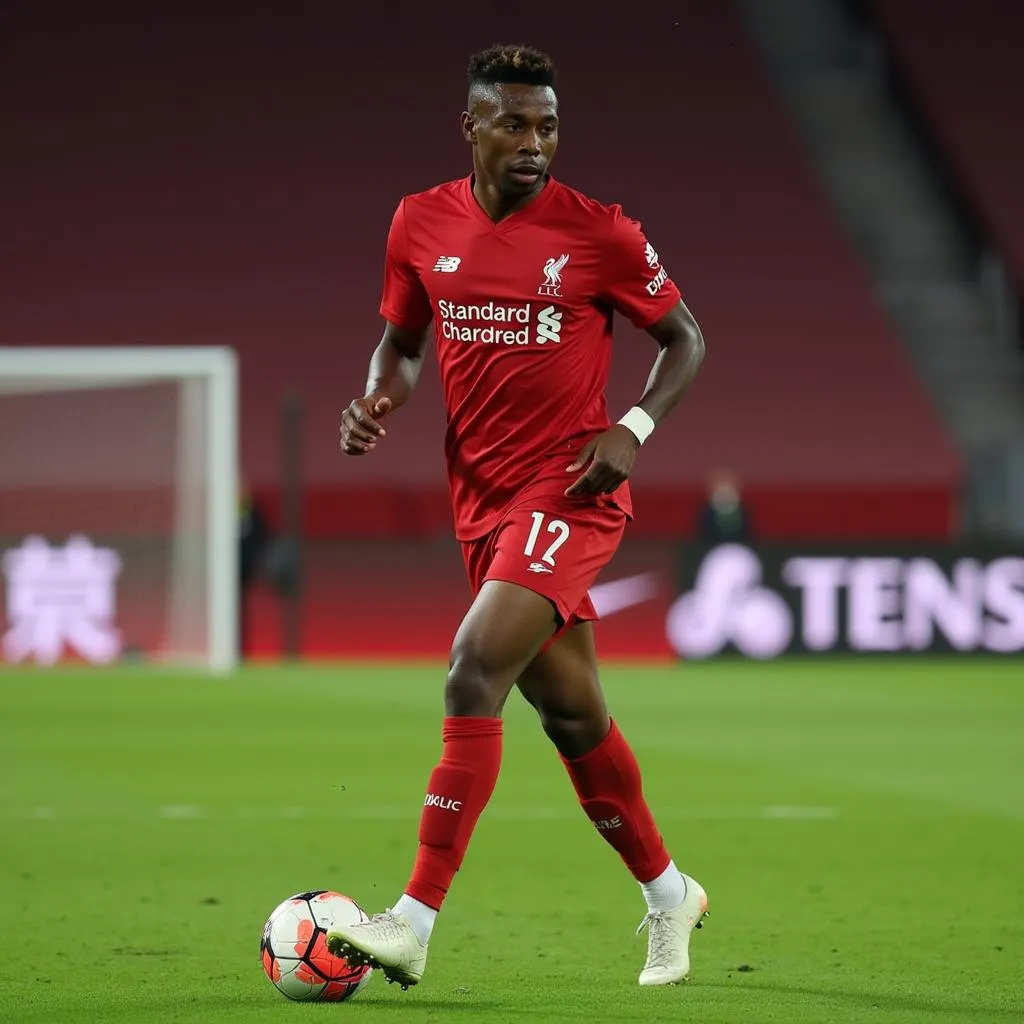 Naby Keïta trong màu áo Liverpool mùa giải 2022