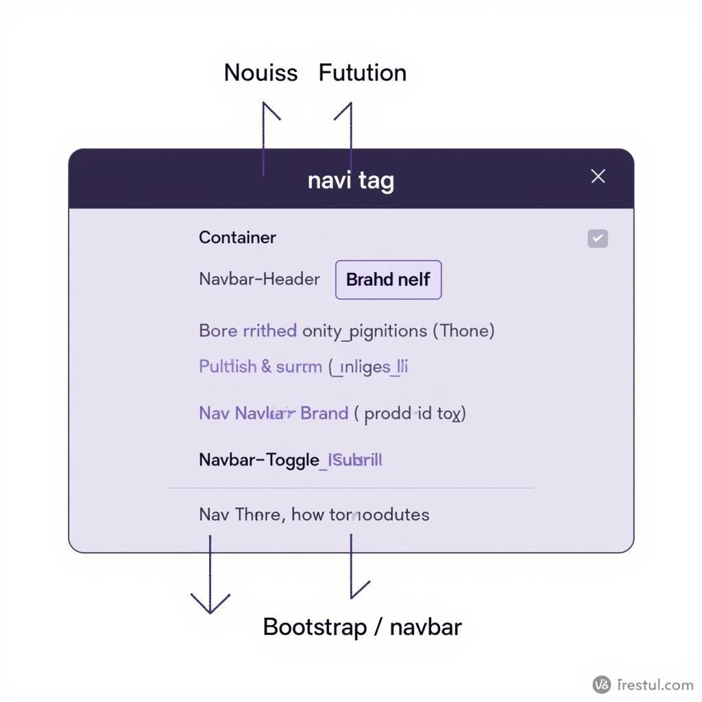 Cấu trúc Bootstrap Navbar