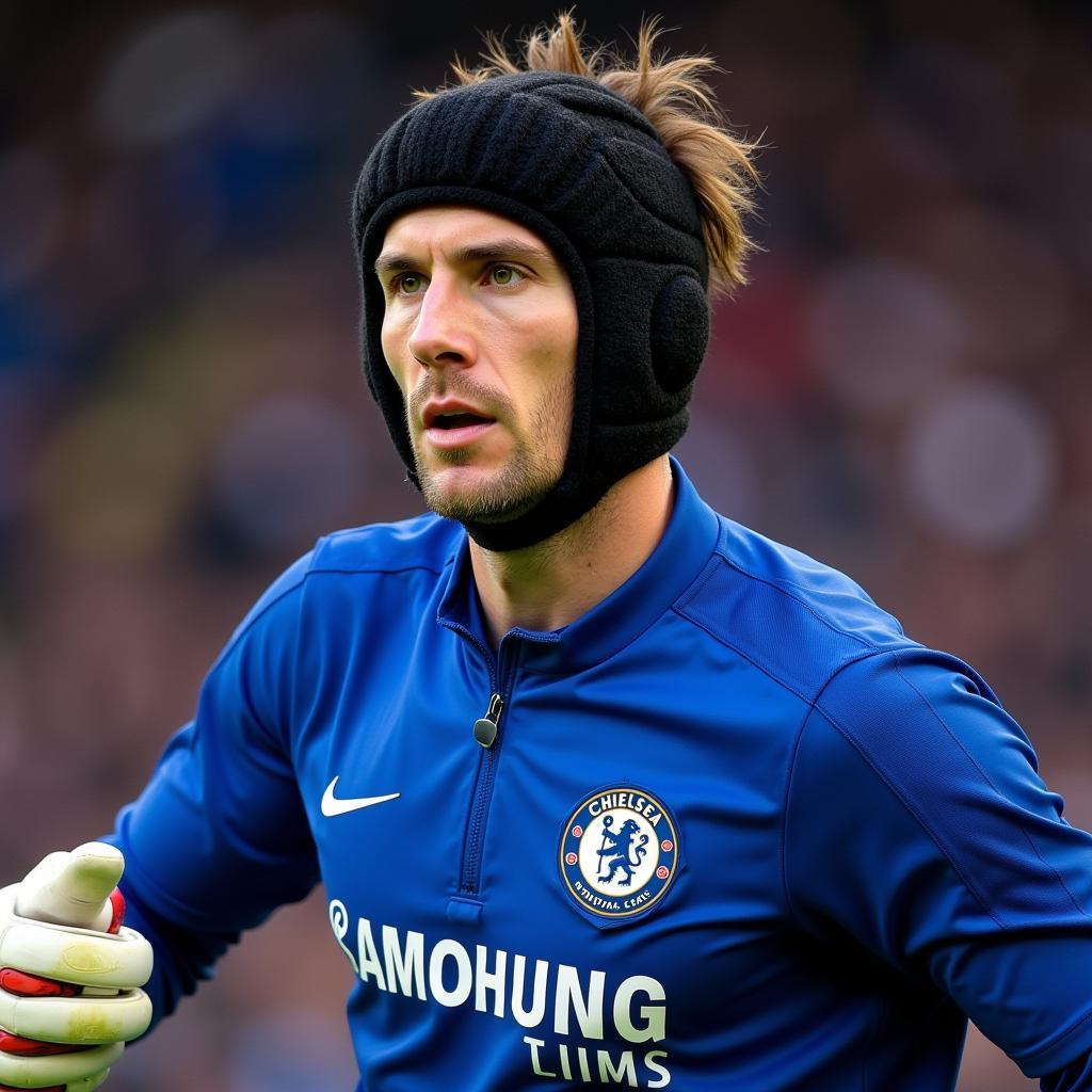 Petr Cech trong màu áo Chelsea