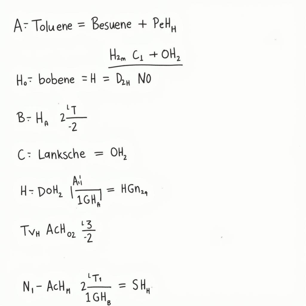 Phản ứng oxy hóa toluen