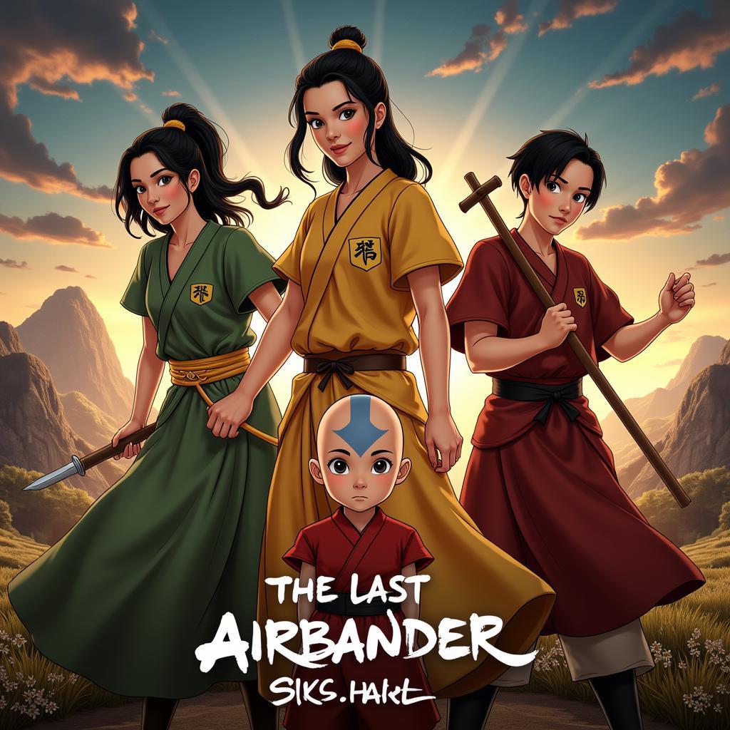 Poster phim The Last Airbender