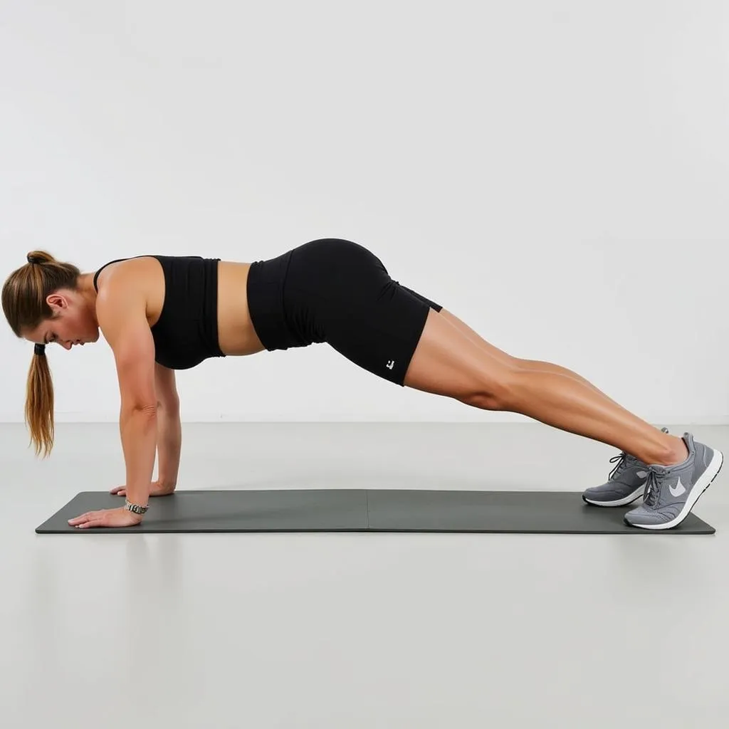 Bài tập push-up cơ kết cấu 2 cơ