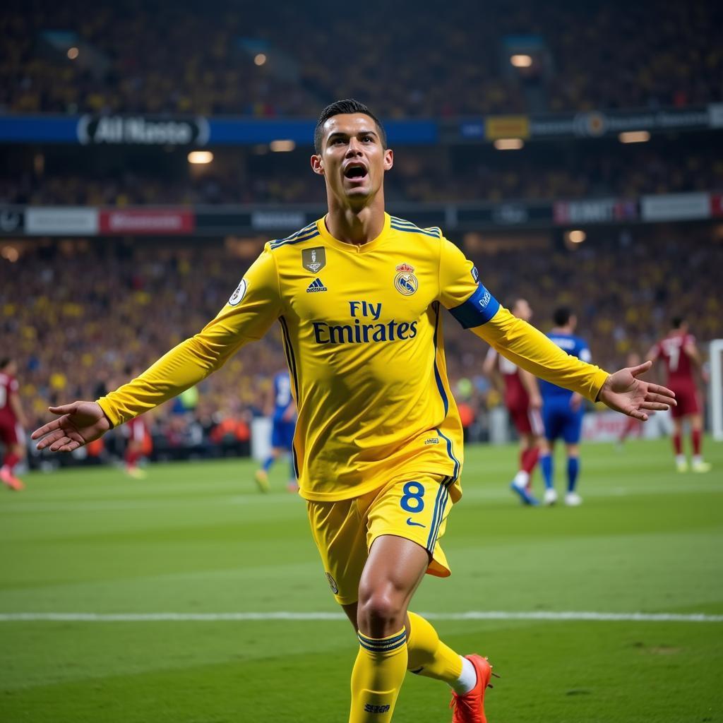 Cristiano Ronaldo thi đấu cho Al Nassr