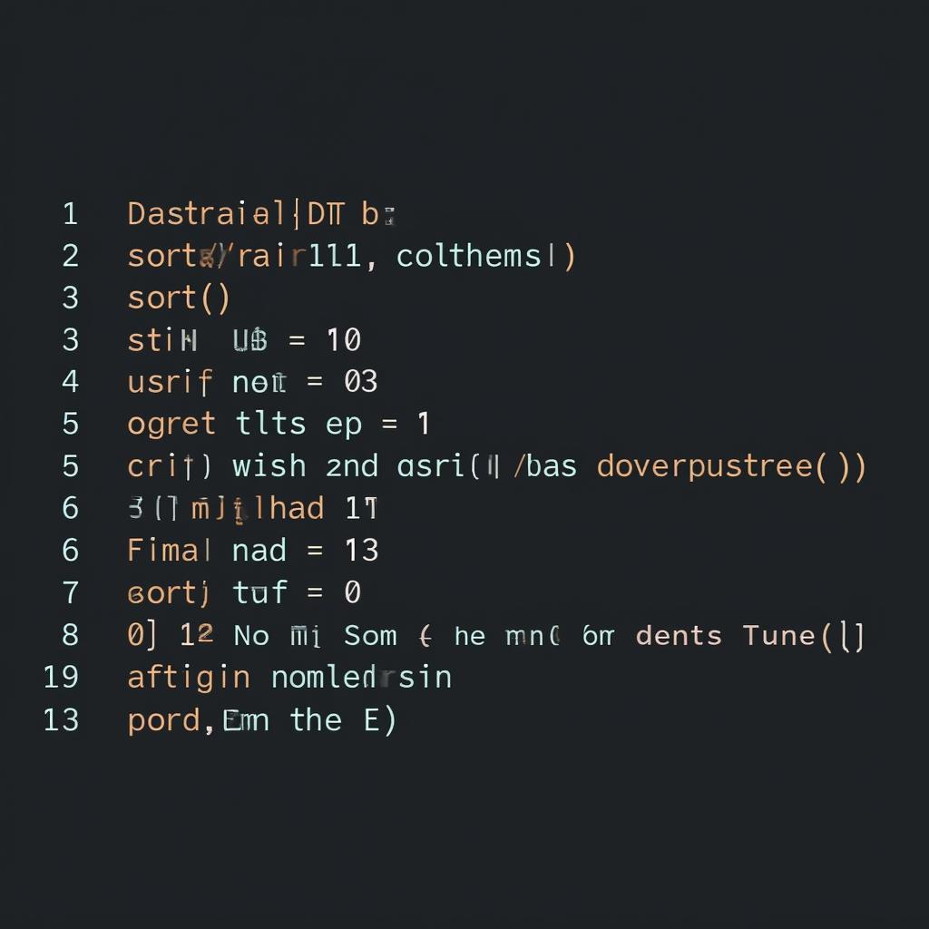 Sắp xếp danh sách Python