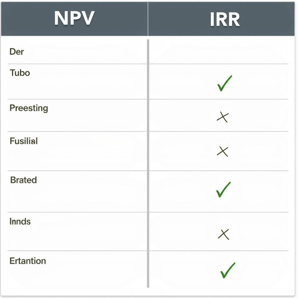 So sánh NPV và IRR