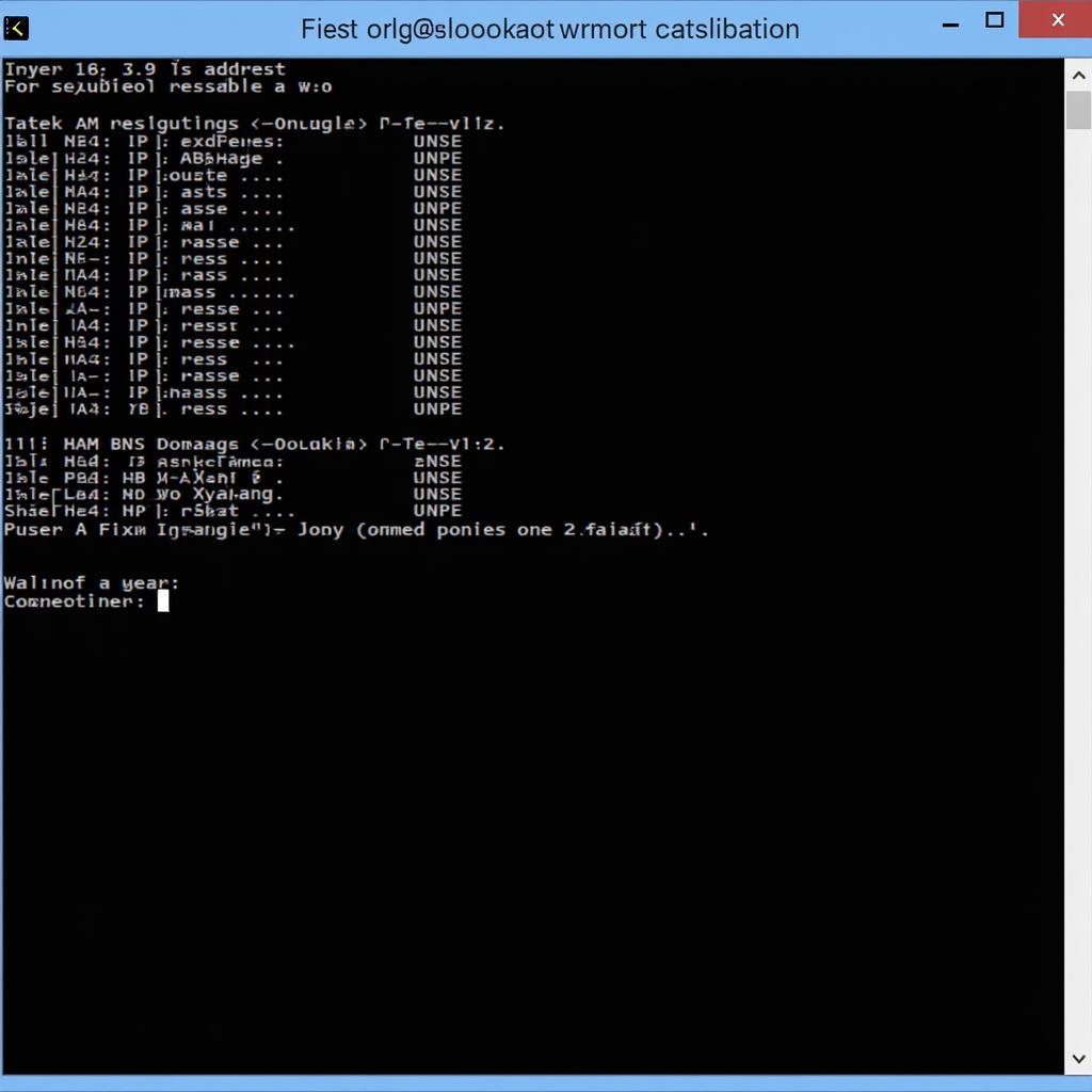 Sử dụng nslookup kiểm tra lỗi DNS