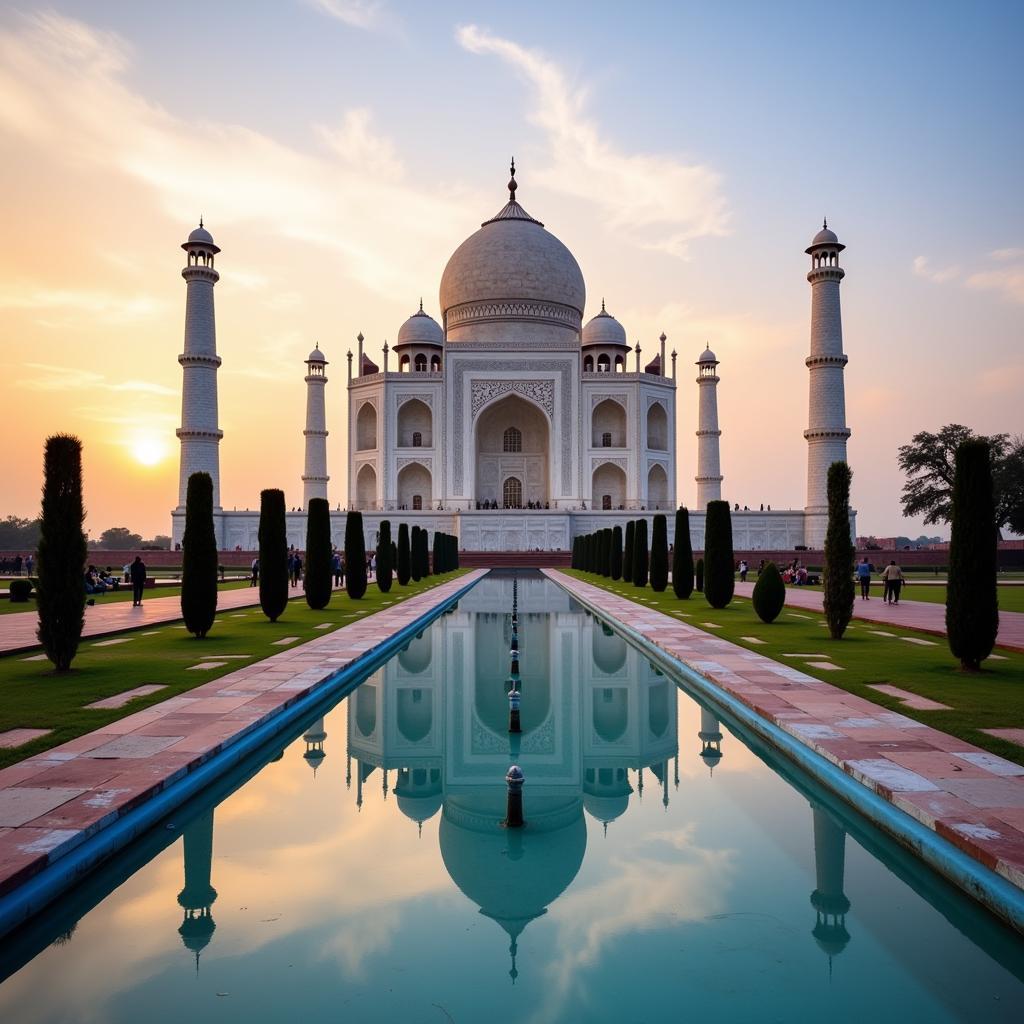 Lăng mộ Taj Mahal - Biểu tượng của tình yêu vĩnh cửu