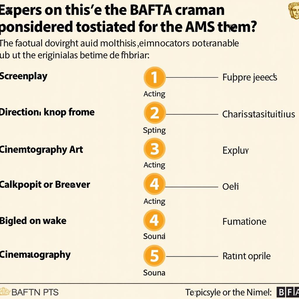 Tiêu chí Đánh giá Giải thưởng BAFTA