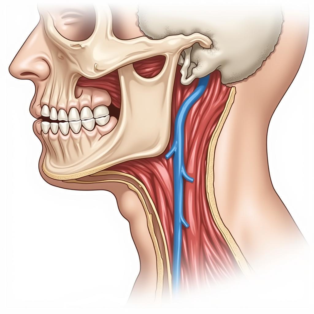 Tĩnh mạch cảnh trong và động mạch cảnh chung