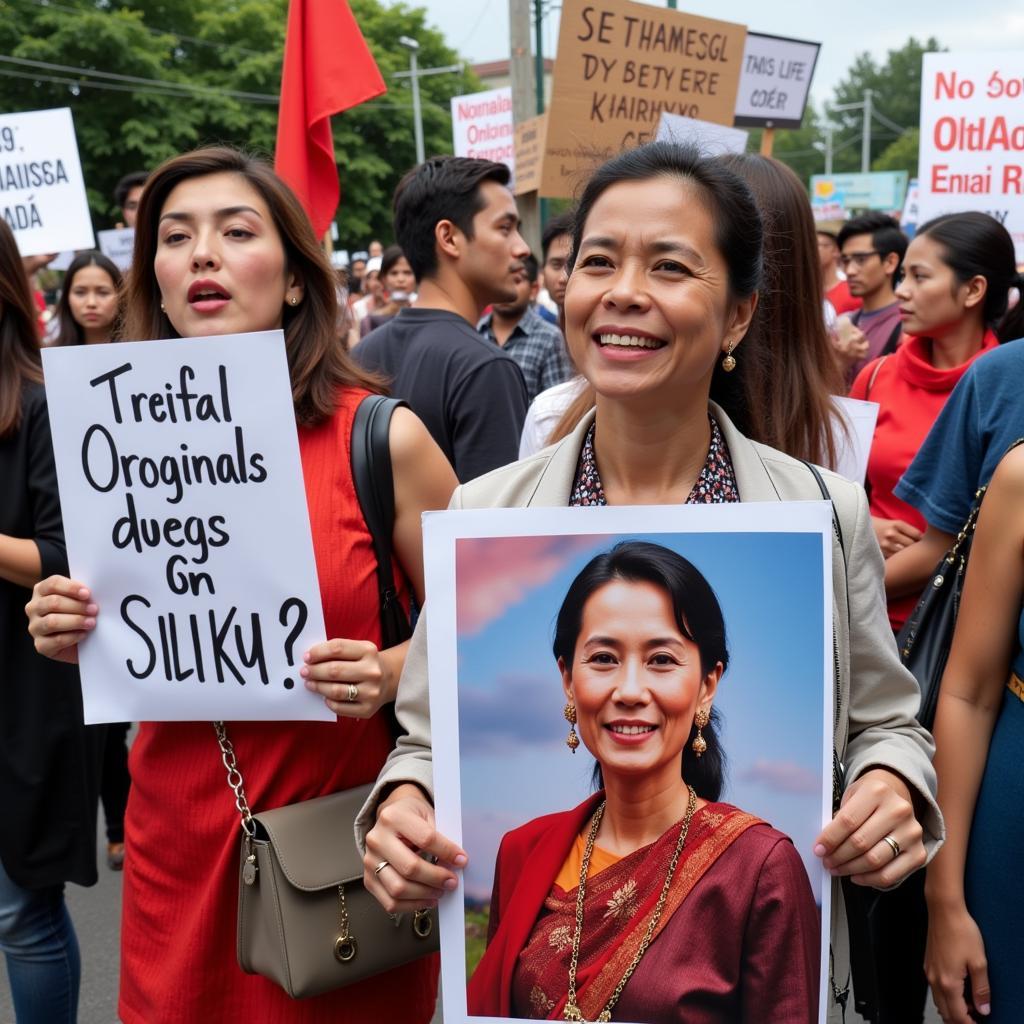 Tranh cãi xung quanh Aung San Suu Kyi