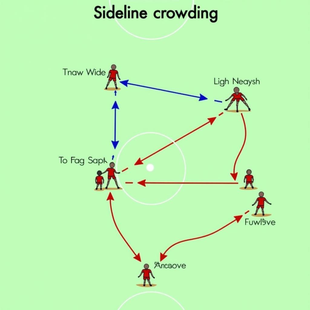 Advantages of sideline crowding in midfield