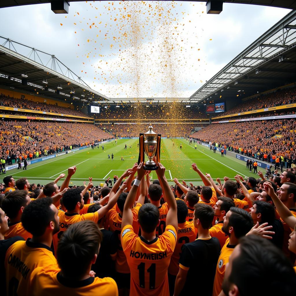 Wolverhampton Wanderers vô địch Championship