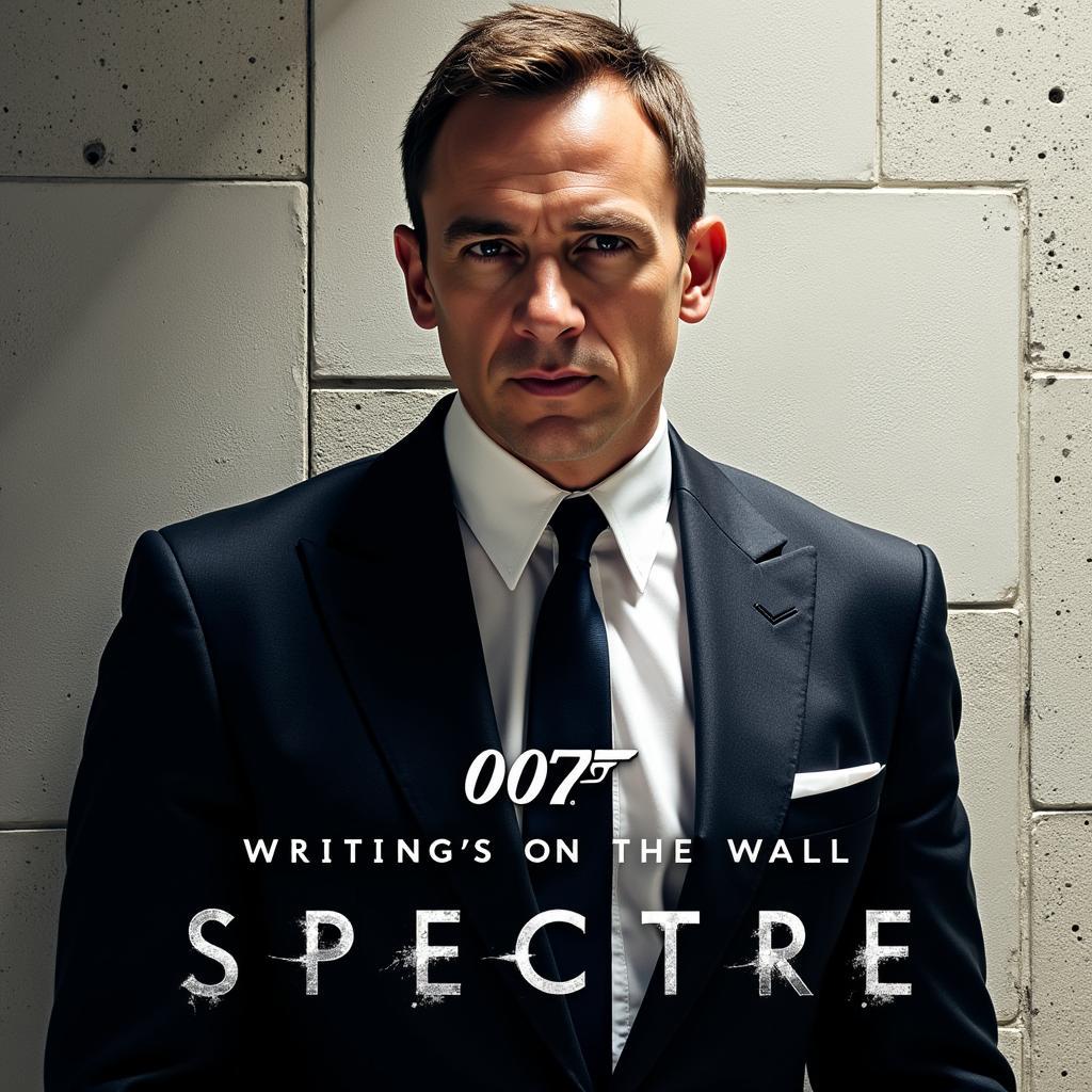 Poster phim Spectre với bài hát Writing's On The Wall