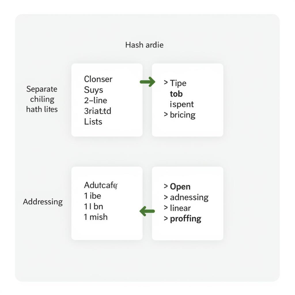 Collision Handling in Hash Tables