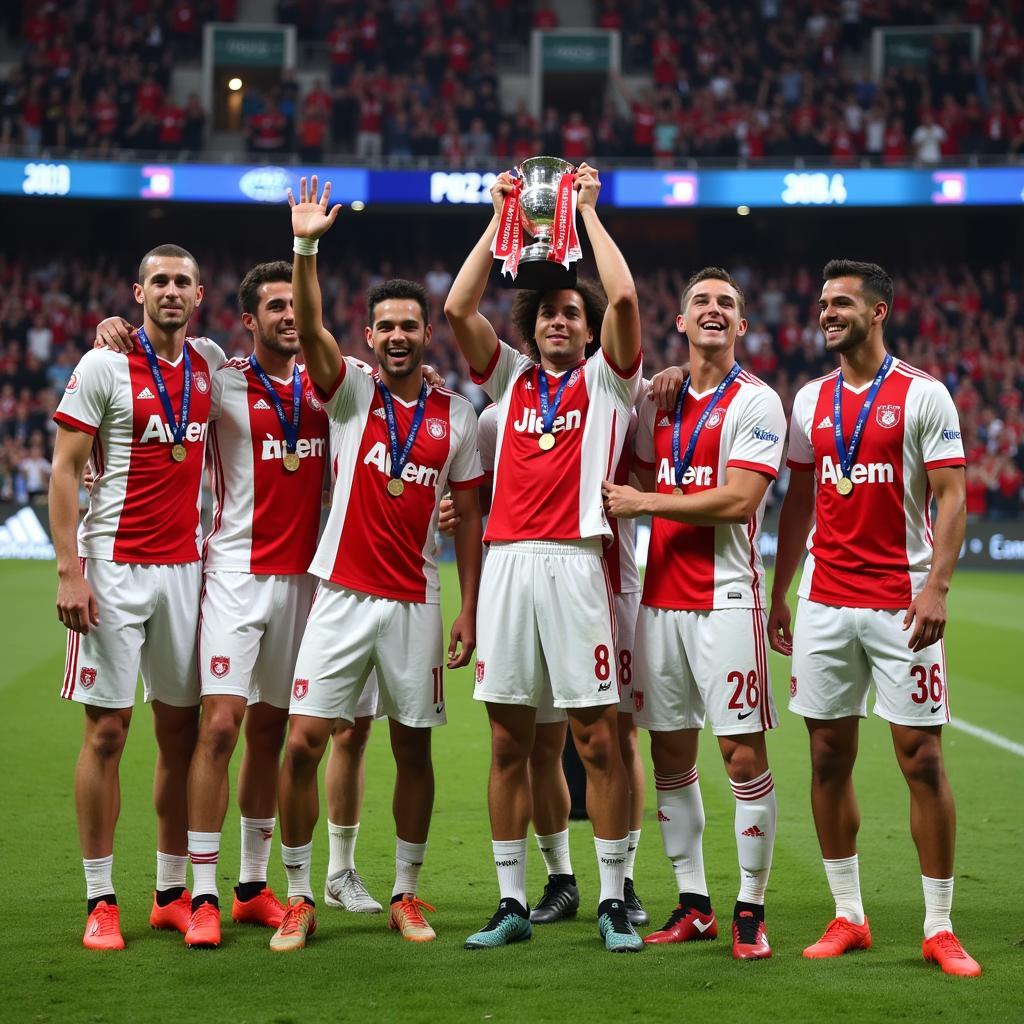 Ajax vô địch Eredivisie