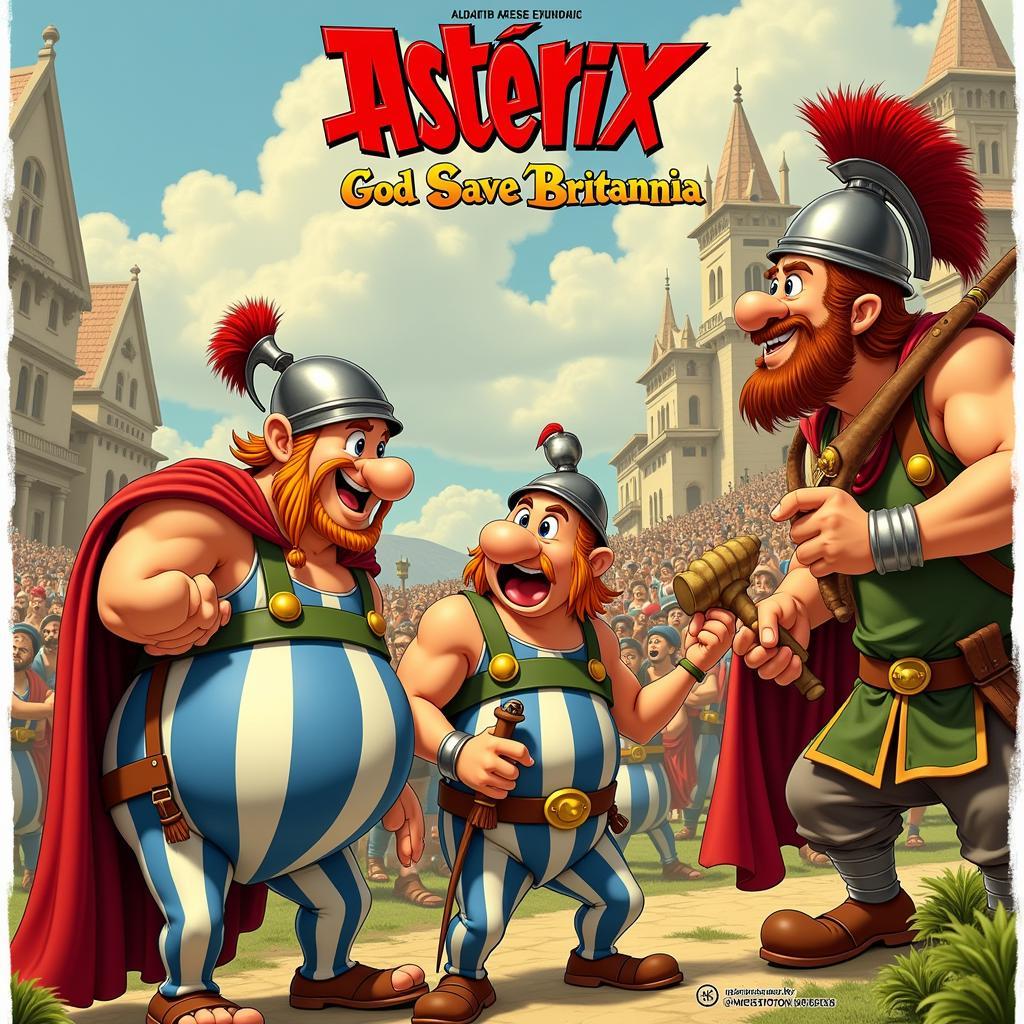 Astérix, Obélix và Fabrice Luchini trong Giải Cứu Nước Anh