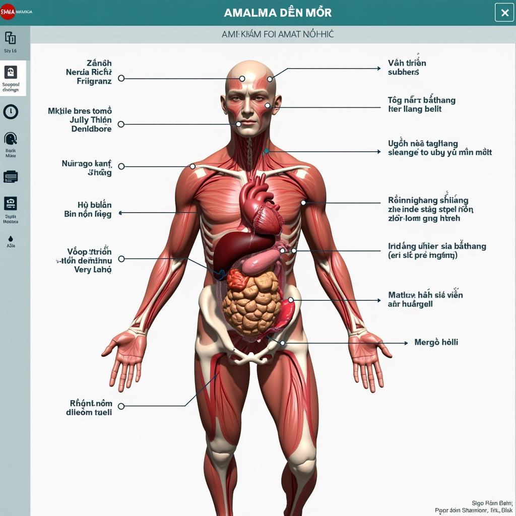 Atlas giải phẫu người 3D Tiếng Việt