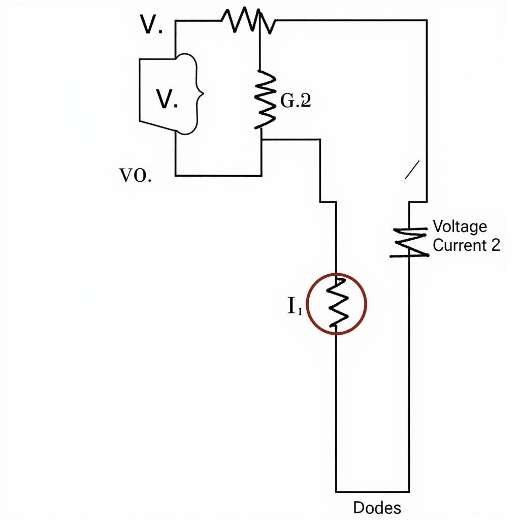 Phân tích mạch điện chứa diode