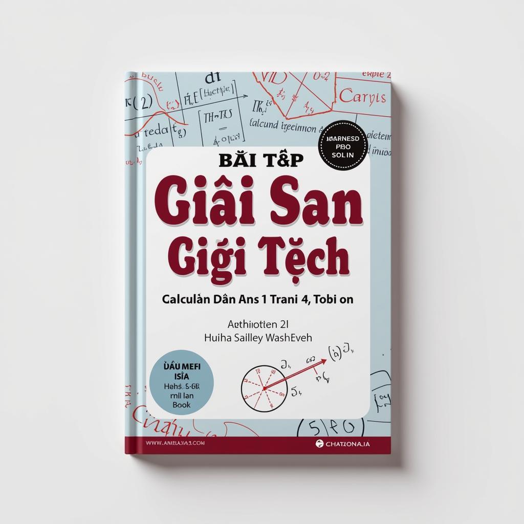 Bìa sách Bài Tập Giải Sán Giải Tích 2 Trần Bình