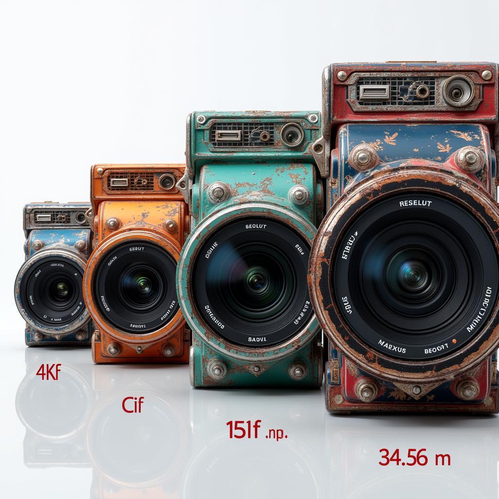 So sánh các độ phân giải camera phổ biến