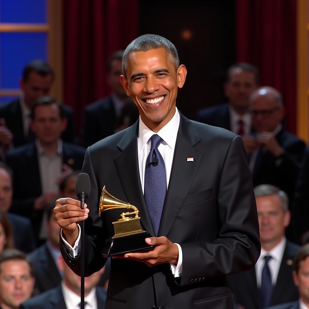 Barack Obama nhận giải Grammy cho sách nói "Dreams from My Father"