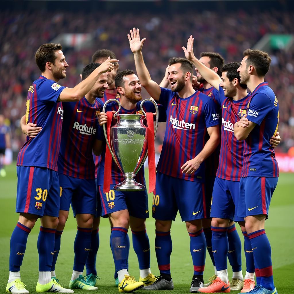 Barcelona chiến thắng Champions League