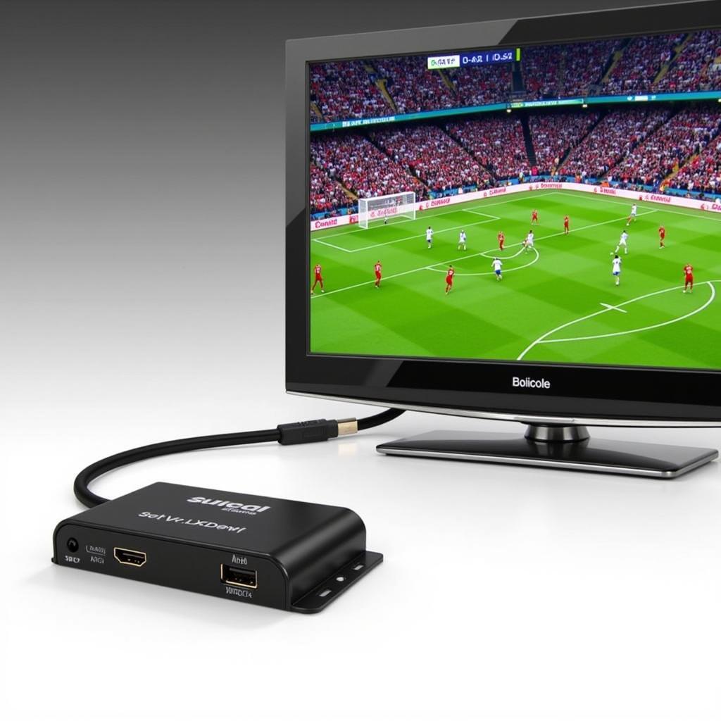 Bộ giải mã SCTV sang HDMI cũ kết nối với TV