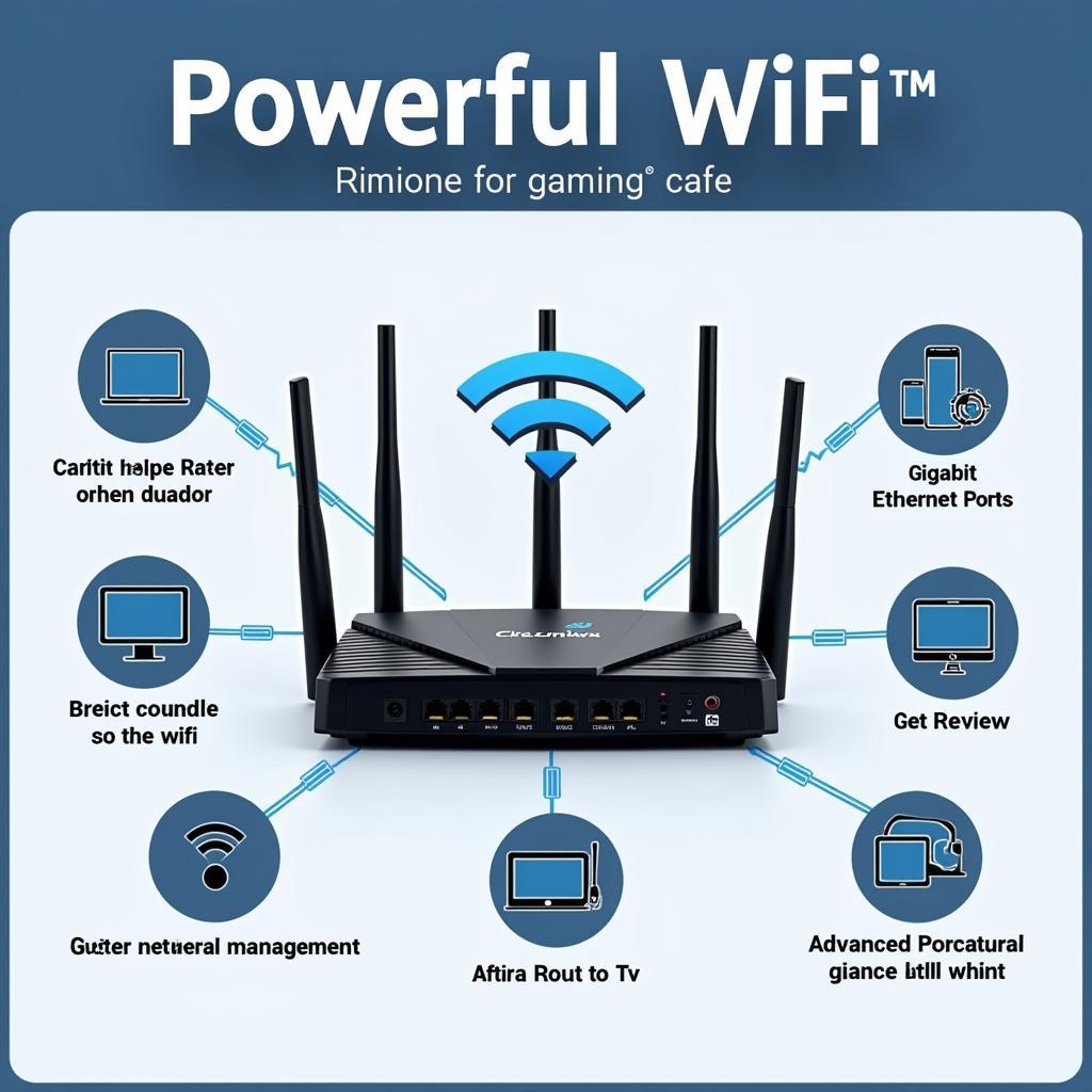 Bộ phát wifi cho quán cafe game