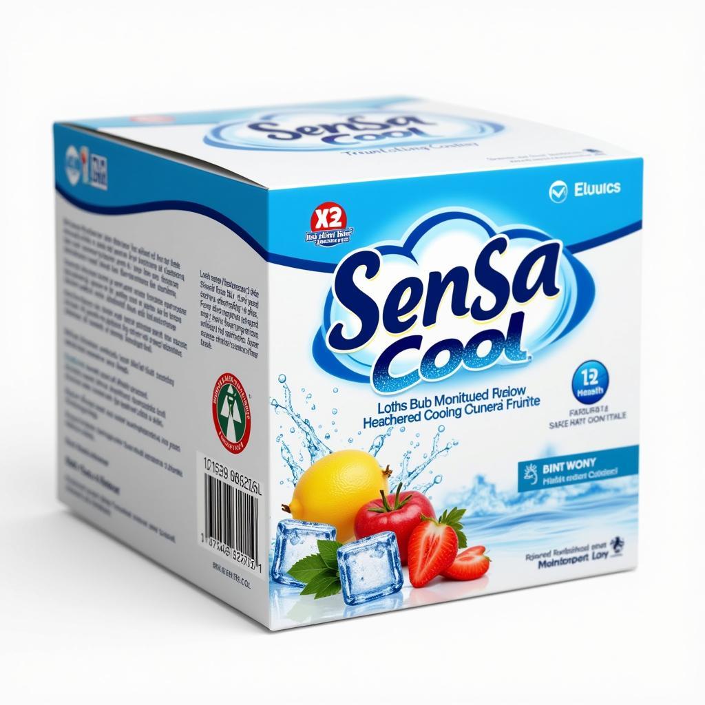 Hộp sản phẩm bột giải nhiệt Sensa Cool