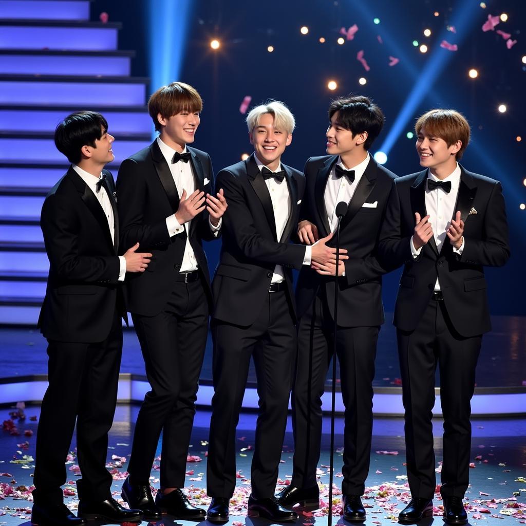 BTS Chinh Phục Giải Thưởng Artist Of The Year Tại AMAs