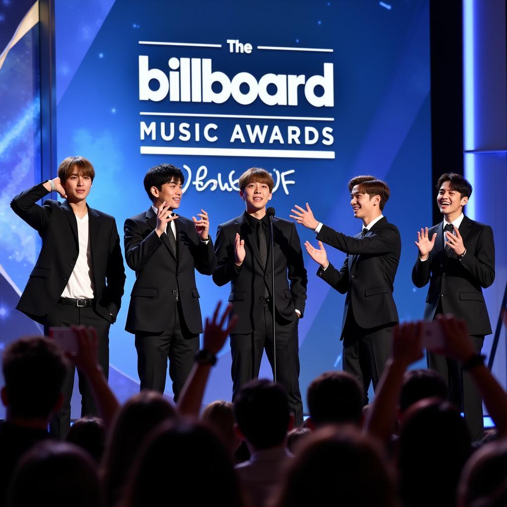 BTS Nhận Giải BBMA Trên Facebook