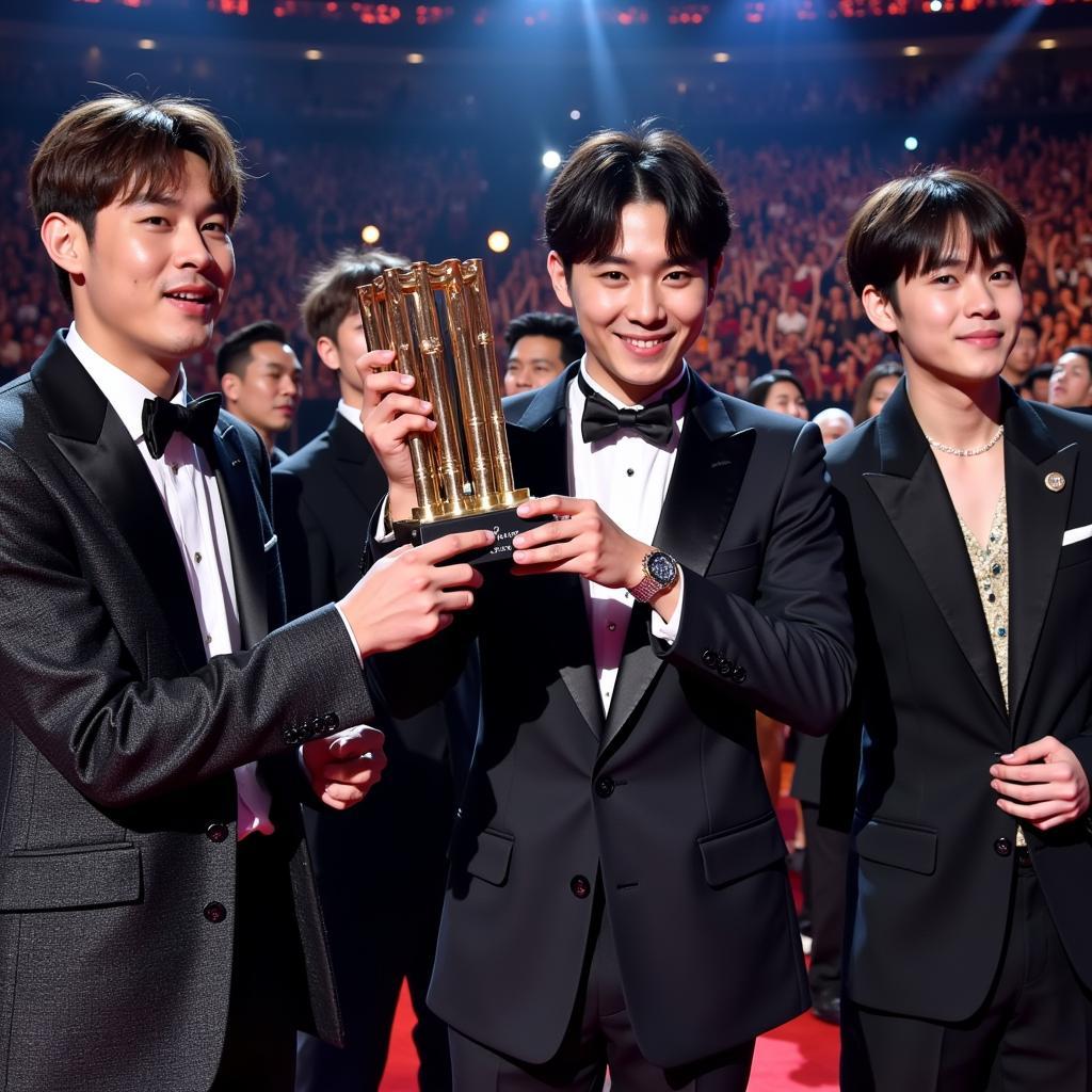 BTS nhận giải Top Social Artist tại Billboard Music Awards