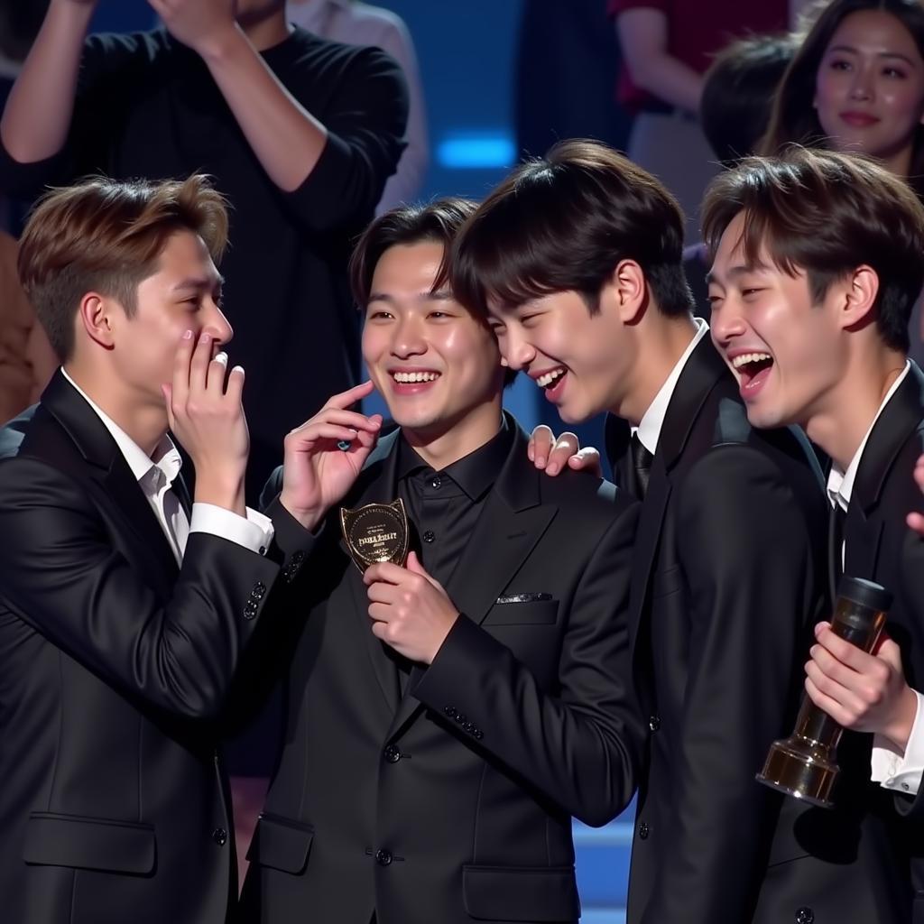 BTS nhận giải Daesang đầu tiên