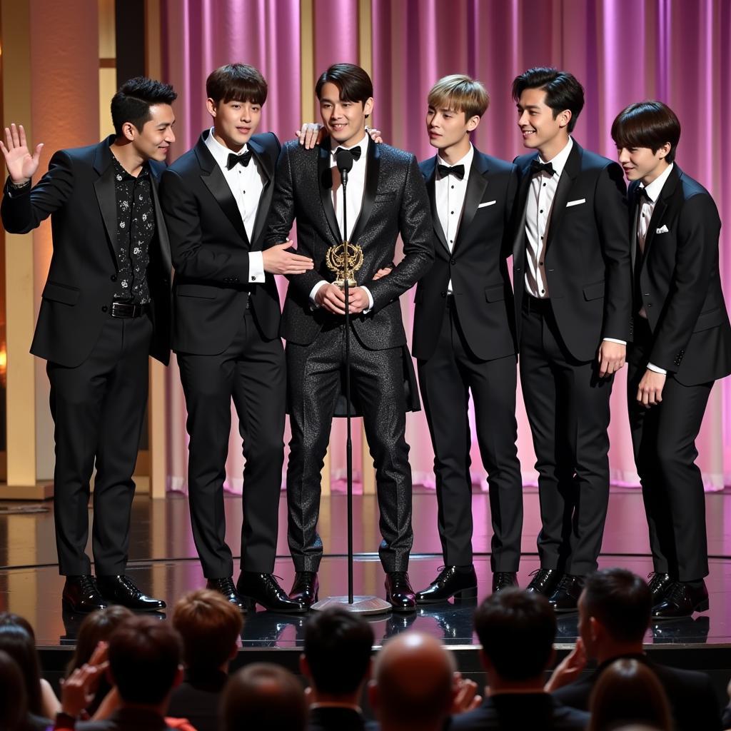 BTS nhận giải Golden Disk Awards 2015