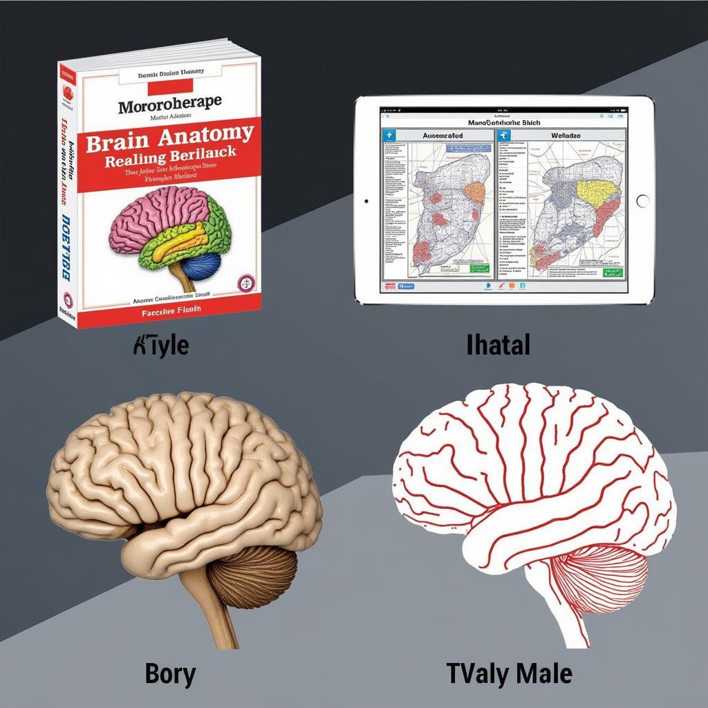 Các loại atlas giải phẫu hệ thần kinh khác nhau