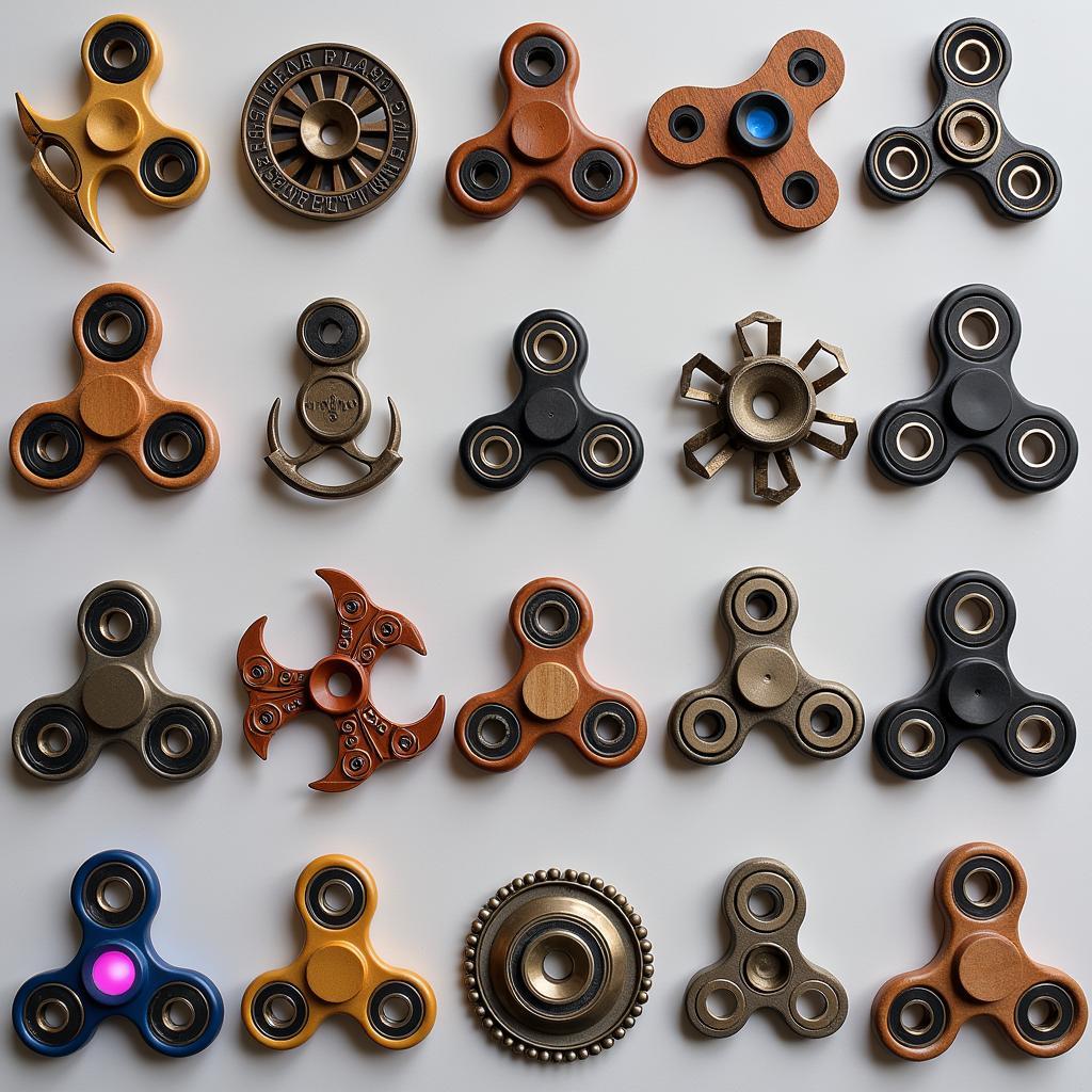 Các loại fidget spinner khác nhau