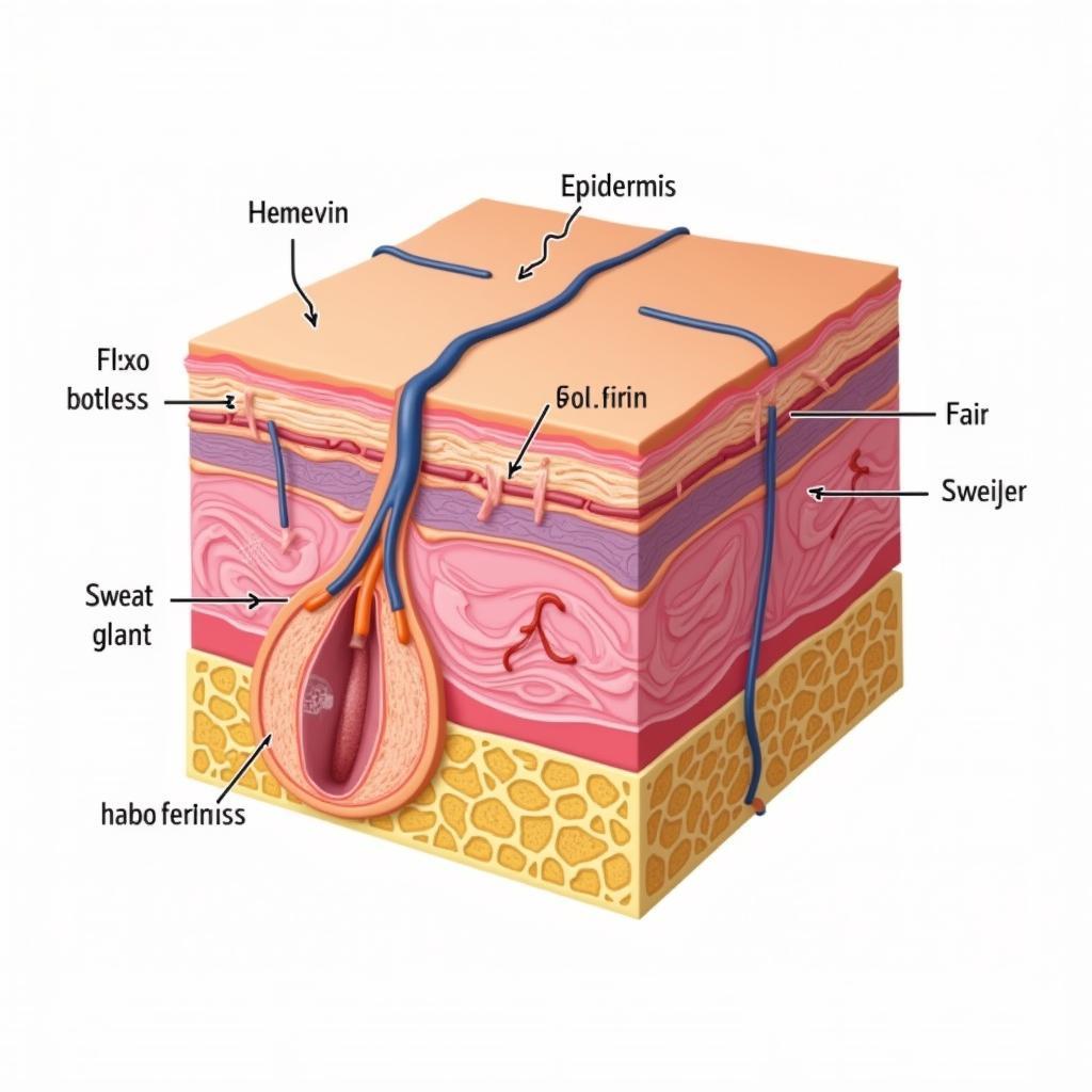 Các lớp cấu trúc chính của da