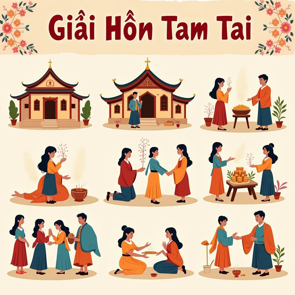 Hình ảnh minh họa các phương pháp giải hạn tam tai