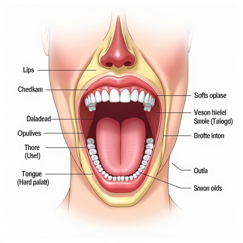 Cấu tạo khoang miệng người