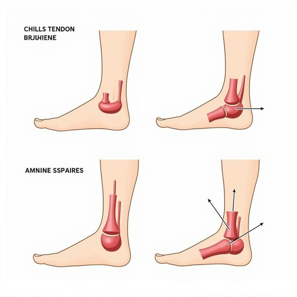 Các chấn thương gân cổ chân phổ biến