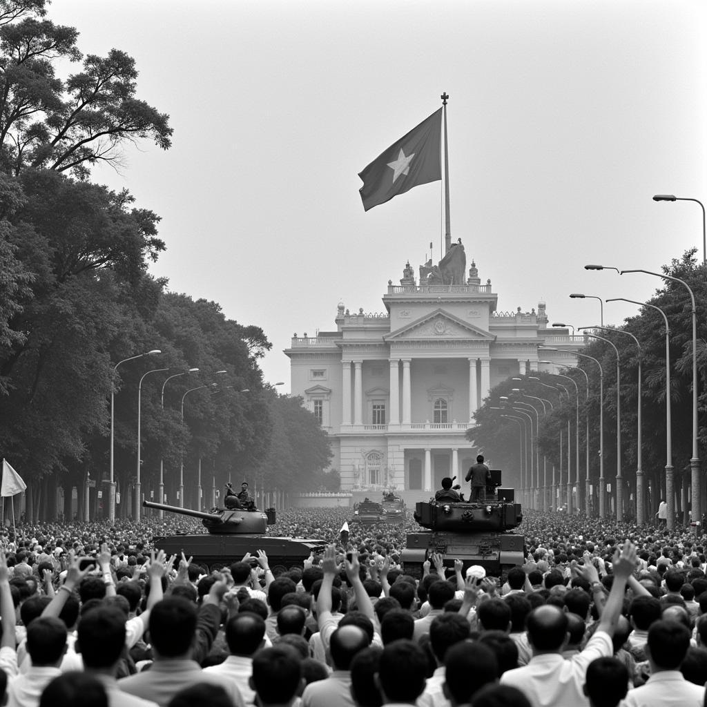 Hình ảnh chiến thắng 30/4/1975