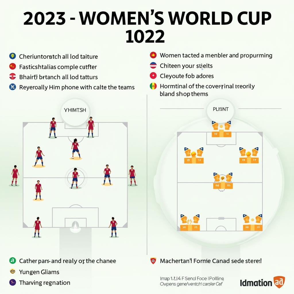 Chiến thuật tại World Cup Nữ 2023