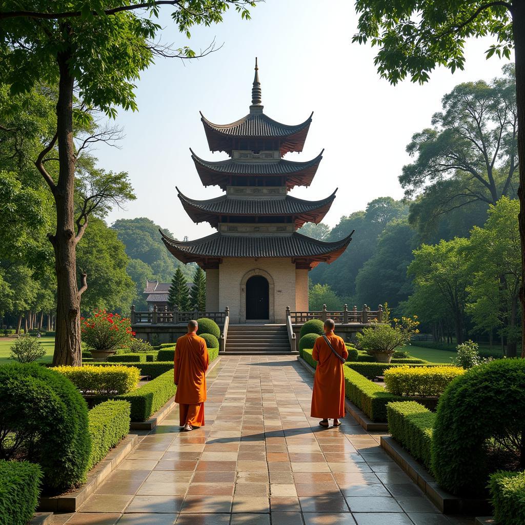 Chùa Pháp Vân tại Hoàng Mai, Hà Nội.