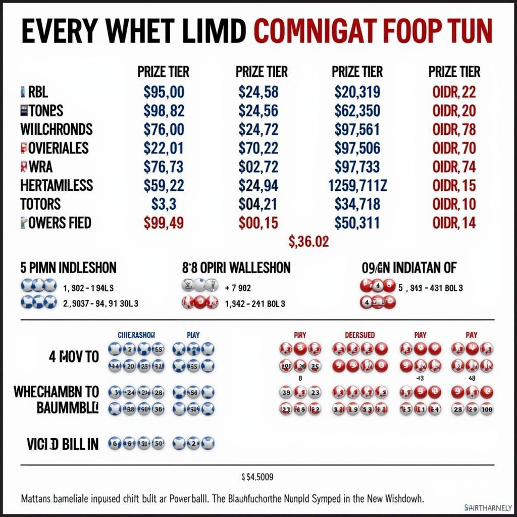 Cơ Cấu Giải Thưởng Powerball