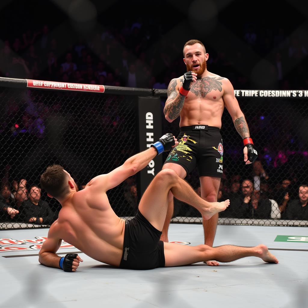 Conor McGregor hạ gục Jose Aldo