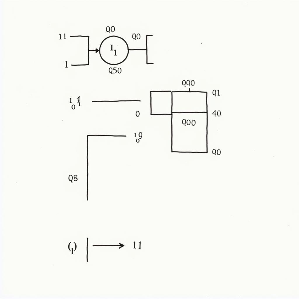 DFA nhận dạng chuỗi nhị phân chứa số chẵn số 1