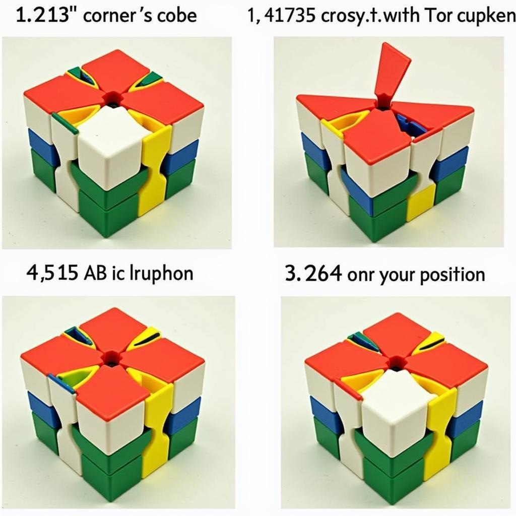 Định hướng góc Rubik tầng 3